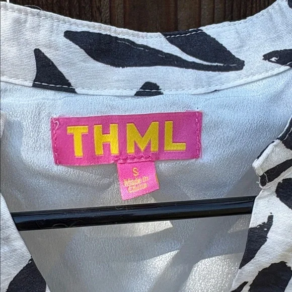 NWT THML Black and White Patterned dress. - Picture 2 of 13